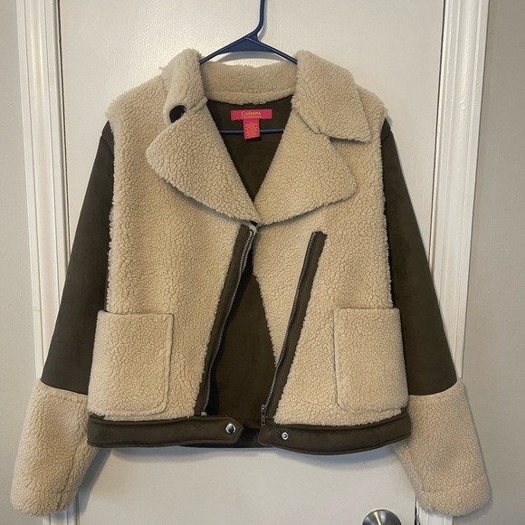 Catherine Malandrino Cream and Brown Jacket - Picture 3 of 4